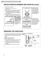 Предварительный просмотр 34 страницы Kenmore SELECT CLEAN 665.75832 Use And Care Manual