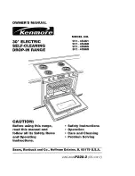 Предварительный просмотр 1 страницы Kenmore Self-cleaning 30" drop-in 911.45461 Owner'S Manual