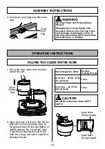 Preview for 9 page of Kenmore SpotLite KW2001 Use & Care Manual