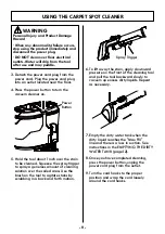 Preview for 11 page of Kenmore SpotLite KW2001 Use & Care Manual