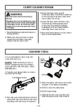 Preview for 14 page of Kenmore SpotLite KW2001 Use & Care Manual