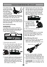 Preview for 15 page of Kenmore SSV Complete DS6028 Assembly Instructions, Use & Care Manual And Warranty