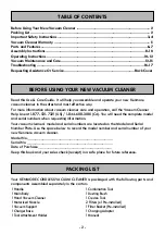 Preview for 2 page of Kenmore Stratus DS1030 Use & Care Manual