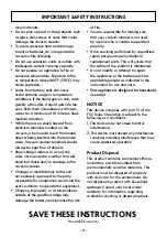 Preview for 4 page of Kenmore Stratus DS1030 Use & Care Manual