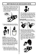 Preview for 13 page of Kenmore Stratus DS1030 Use & Care Manual