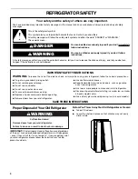 Preview for 4 page of Kenmore T1KB2/T1RFKB2 Use And Care Manual