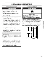 Preview for 5 page of Kenmore T1KB2/T1RFKB2 Use And Care Manual