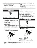 Preview for 8 page of Kenmore T1KB2/T1RFKB2 Use And Care Manual