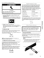 Preview for 13 page of Kenmore T1KB2/T1RFKB2 Use And Care Manual