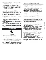 Preview for 21 page of Kenmore T1KB2/T1RFKB2 Use And Care Manual