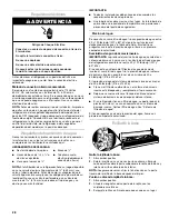 Preview for 28 page of Kenmore T1KB2/T1RFKB2 Use And Care Manual