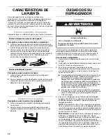 Preview for 40 page of Kenmore T1KB2/T1RFKB2 Use And Care Manual