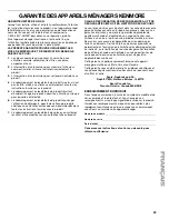 Preview for 49 page of Kenmore T1KB2/T1RFKB2 Use And Care Manual