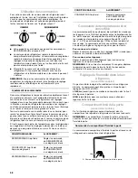 Preview for 58 page of Kenmore T1KB2/T1RFKB2 Use And Care Manual