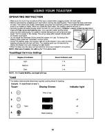 Предварительный просмотр 19 страницы Kenmore Toast'n'wave 721.62292 Use And Care Manual