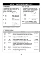 Preview for 14 page of Kenmore Toast'n'wave 721.63292 Use And Care Manual