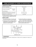 Preview for 32 page of Kenmore Toast'n'wave 721.63292 Use And Care Manual