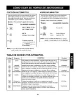 Preview for 41 page of Kenmore Toast'n'wave 721.63292 Use And Care Manual