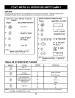 Preview for 42 page of Kenmore Toast'n'wave 721.63292 Use And Care Manual