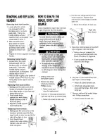 Preview for 3 page of Kenmore Trio 596.73502200 Use & Care Manual