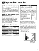 Preview for 3 page of Kenmore TRIO 596.76572600 Use & Care Manual