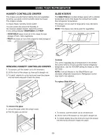 Preview for 20 page of Kenmore trio 795.7101 series Use & Care Manual