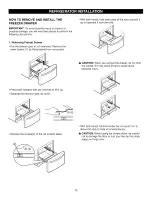 Preview for 13 page of Kenmore Trio 795.7108 Use & Care Manual