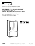 Предварительный просмотр 1 страницы Kenmore trio 795.7973 Series Use & Care Manual