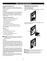 Предварительный просмотр 19 страницы Kenmore trio 795.7973 Series Use & Care Manual