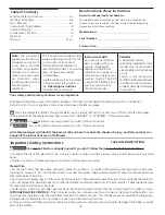Предварительный просмотр 2 страницы Kenmore TUMBLE ACTION WASHER Use & Care Manual