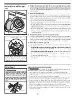 Предварительный просмотр 16 страницы Kenmore TUMBLE ACTION WASHER Use & Care Manual