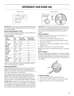 Preview for 11 page of Kenmore Ultra Wash 665.1303 series Use & Care Manual