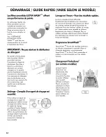 Preview for 54 page of Kenmore Ultra Wash 665.1303 series Use & Care Manual