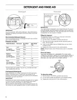 Предварительный просмотр 8 страницы Kenmore ULTRA WASH 665.1310 Use & Care Manual