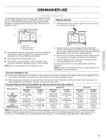 Предварительный просмотр 13 страницы Kenmore Ultra wash 665.1377 Use & Care Manual