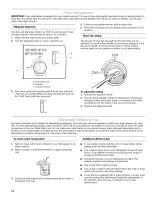 Предварительный просмотр 14 страницы Kenmore Ultra wash 665.1377 Use & Care Manual