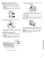 Preview for 63 page of Kenmore Ultra wash 665.13873 Use And Care Manual