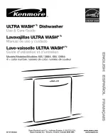 Kenmore ULTRA WASH 665.1388 Series Use & Care Manual preview