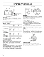 Preview for 10 page of Kenmore ULTRA WASH 665.1388 Series Use & Care Manual