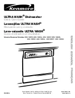 Kenmore ULTRA WASH 665.15832 Use & Care Manual предпросмотр