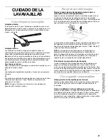 Preview for 37 page of Kenmore ULTRA WASH 665.15832 Use & Care Manual