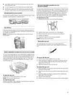 Предварительный просмотр 9 страницы Kenmore ULTRA WASH 665.1602 Series Use & Care Manual