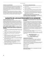 Preview for 20 page of Kenmore ULTRA WASH 665.1604 Series Use & Care Manual