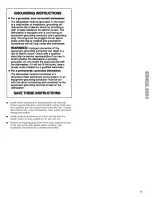 Preview for 5 page of Kenmore Ultra Wash 665.17722 Use & Care Manual