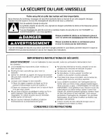 Preview for 40 page of Kenmore Ultra Wash 665.17722 Use & Care Manual