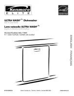 Kenmore Ultra wash HE 665.7798 Use & Care Manual preview