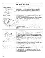 Preview for 20 page of Kenmore Ultra wash HE 665.7798 Use & Care Manual