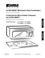 Preview for 1 page of Kenmore ULTRA WAVE 721.80882 User Manual