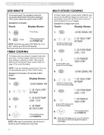 Preview for 14 page of Kenmore ULTRA WAVE 721.80882 User Manual