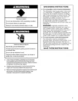 Preview for 5 page of Kenmore Ultraclean 665.1279 Use And Care Manual